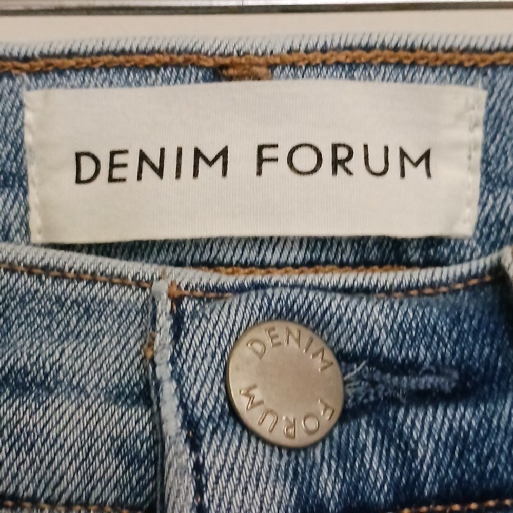 Denim Forum Nico Mid Rise Skinny Crop, Size 24 - Picture 10 of 13